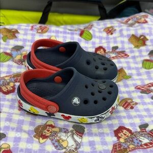 CROCS Kids' Navy and Red Water Shoes